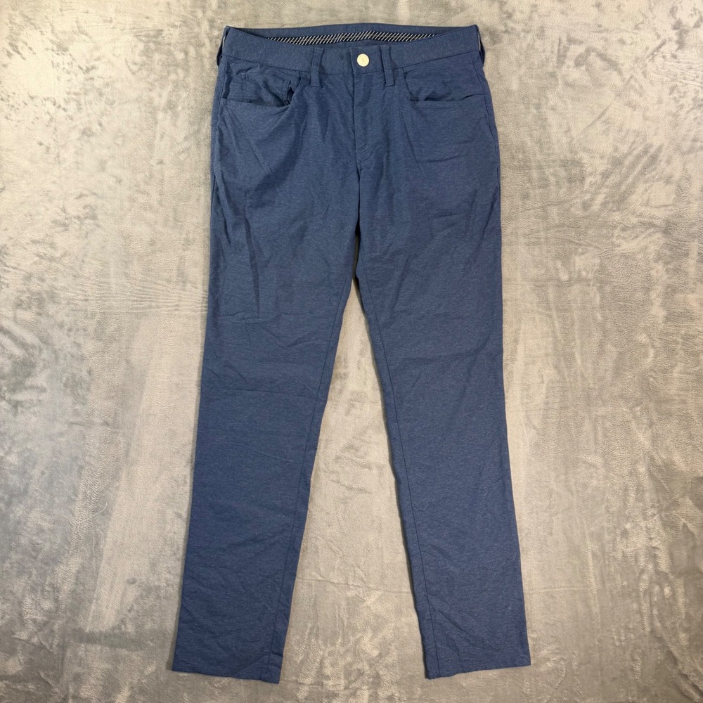 BONOBOS Slim Fit Golf Pants Men's Size 30x34 Dark Blue Performance Stretch